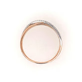 14 Karat White and Rose Gold Band (size 6)